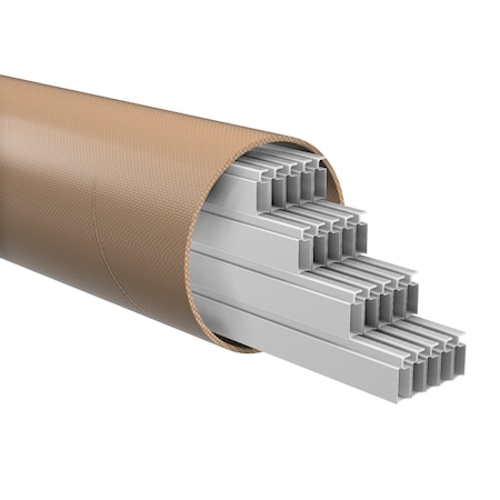 Ritescreen Lineal Frame Kit - White, 20PK FG5LINKIT72-C